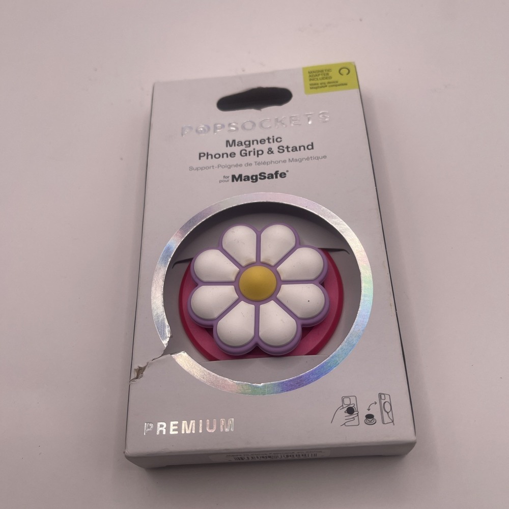 N3-O PopSockets Phone Grip with Expanding Kickstand Magnetic Doodle Daisy Boca